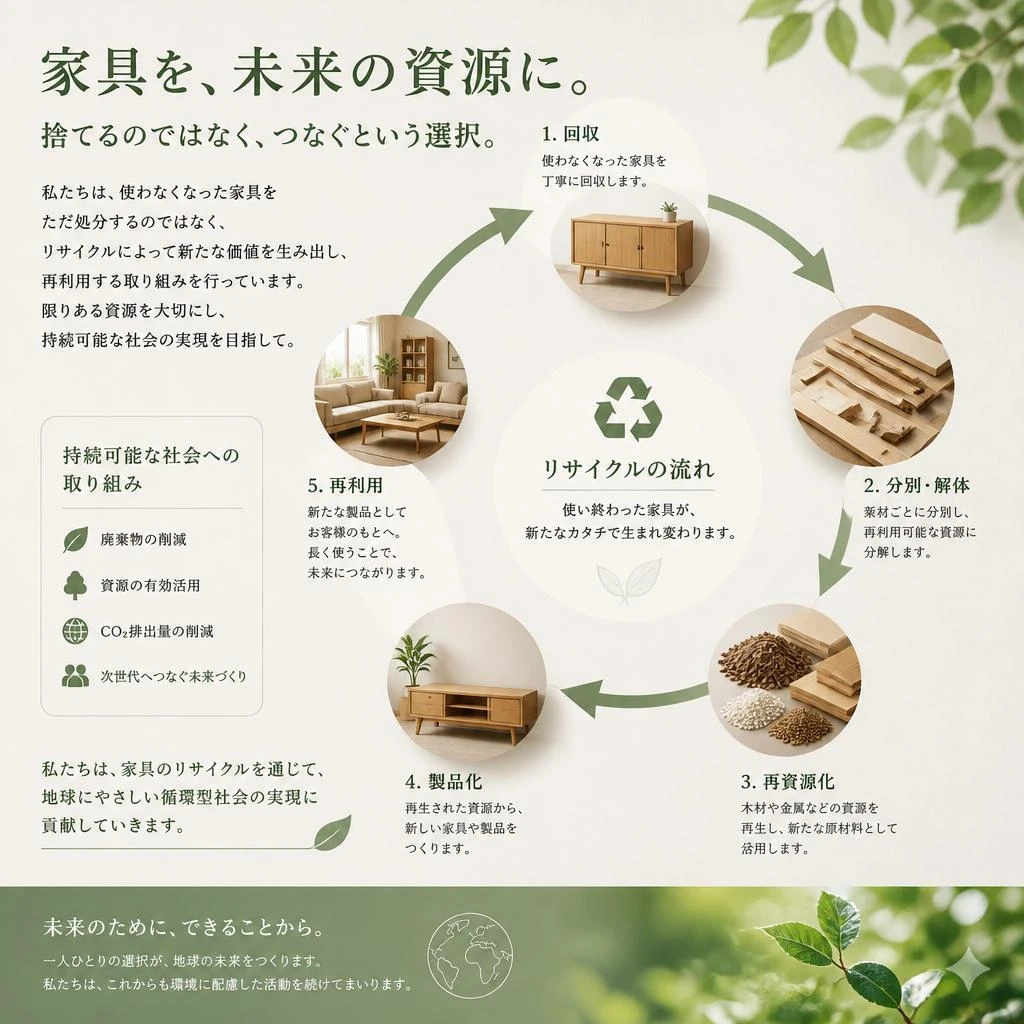 2. 環境に優しいリサイクルへの取り組み